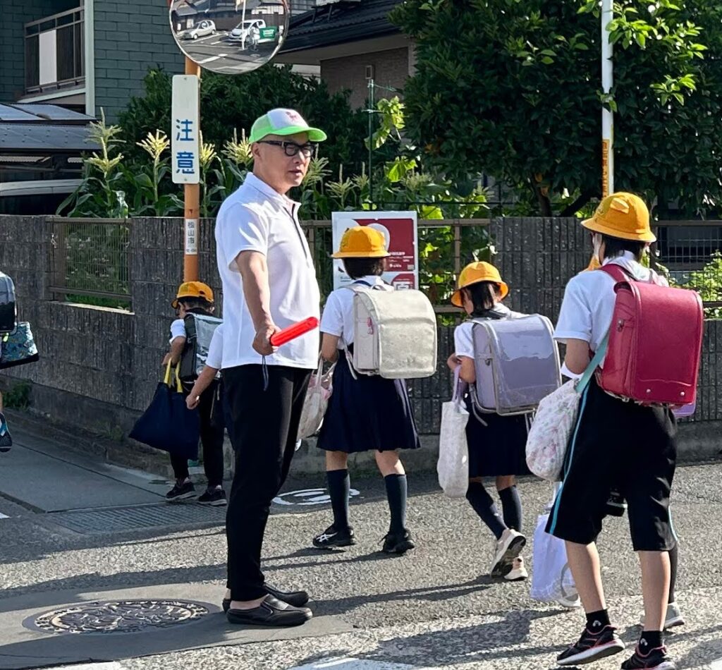 松山市 太田ゆきのぶ 通学路 見守り活動